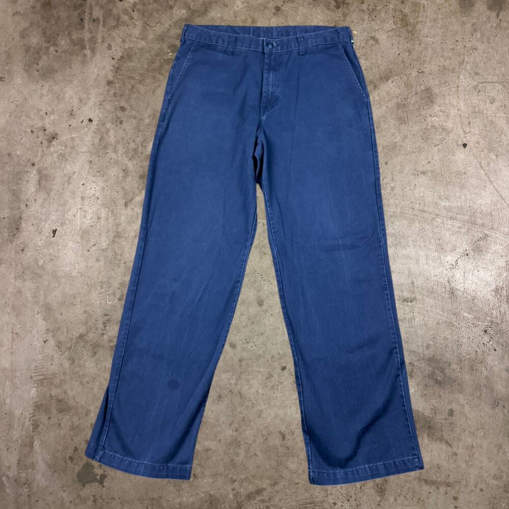 Dickies Denim Jeans Relaxed Fit Straight Leg Dark Wash Blue Mens Size 34x30